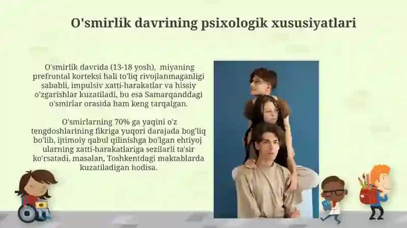 Yoshlik davrining psixologik xususiyatlari 3