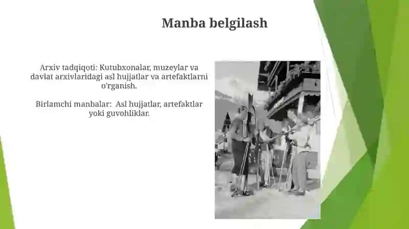 Tarixiy tadqiqotda umumfan uslublar 3