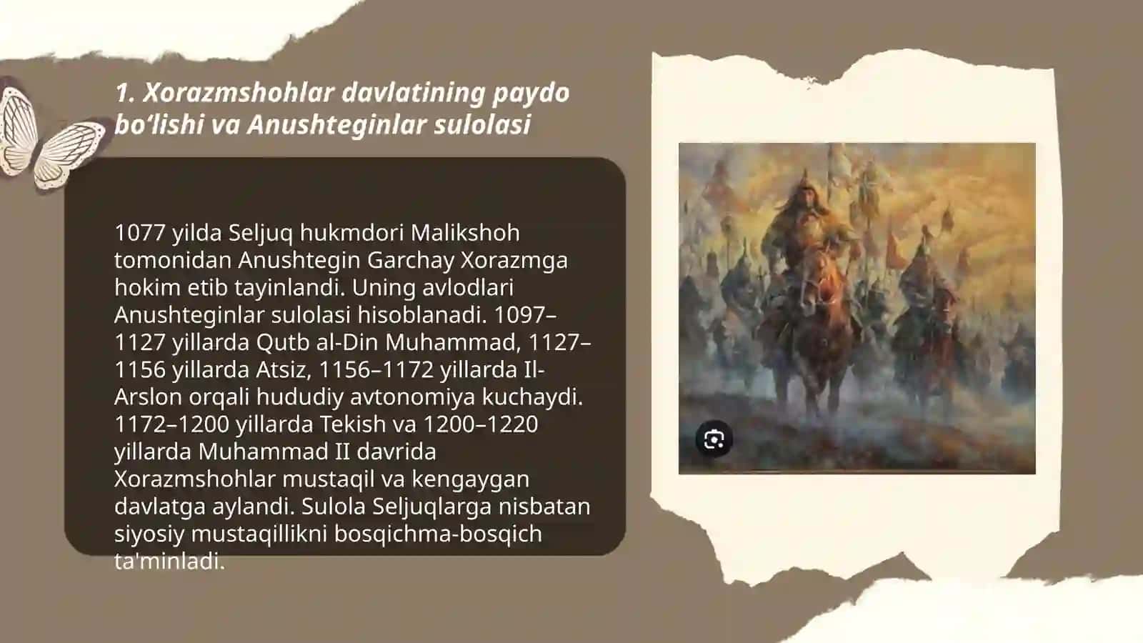 Xorazmshohlar va Saljuqiylar 3