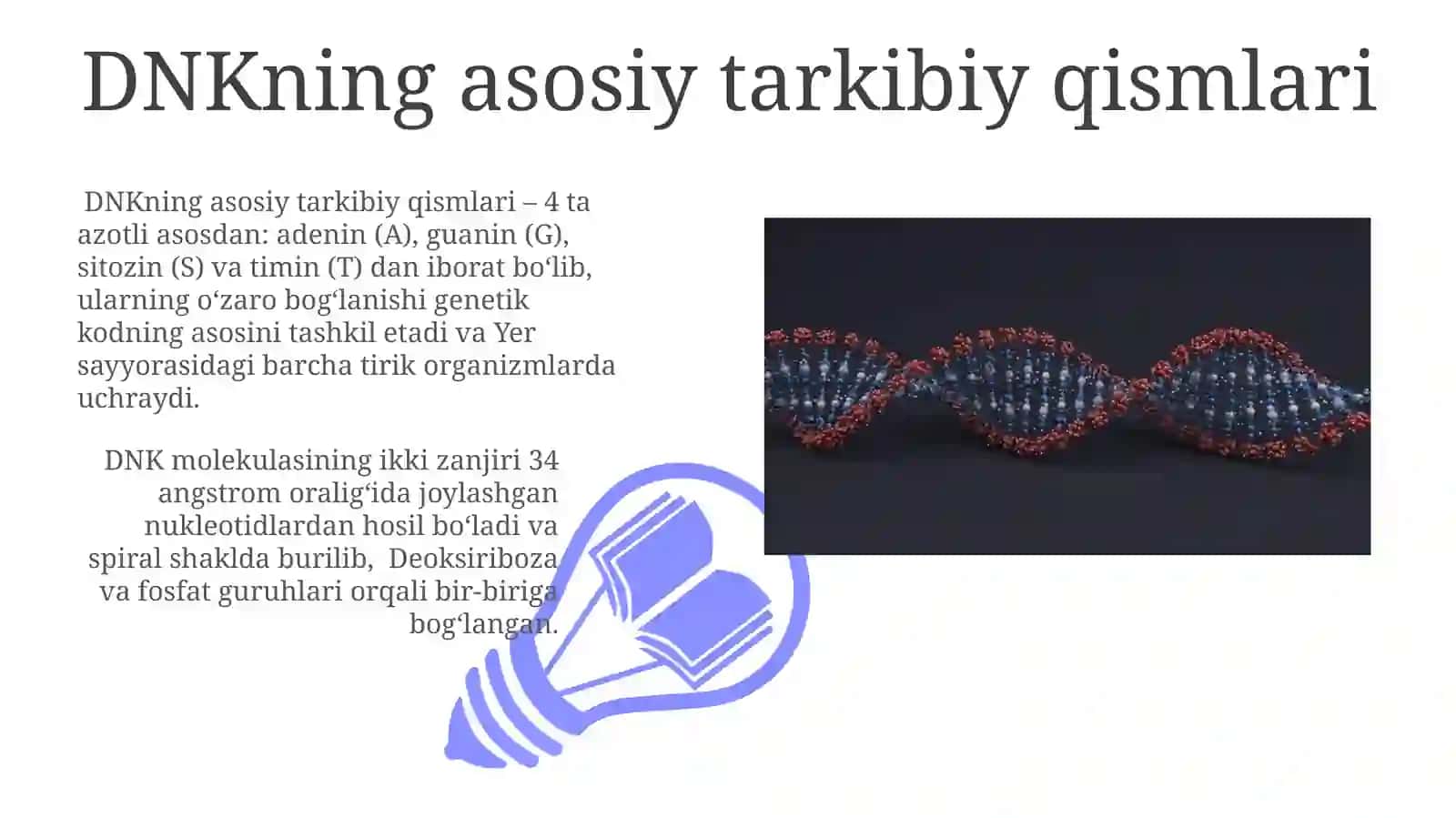 ODAM GENOMINING UMUMIY TUZILISHI 3