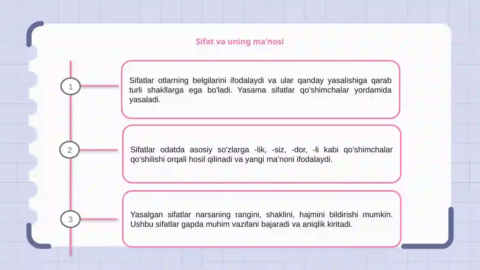 Sifatlarning yasalishi 3