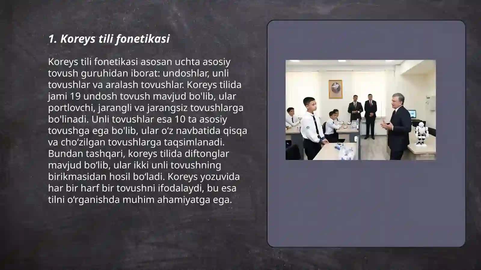 Koreaning talim tarbiyasi 3
