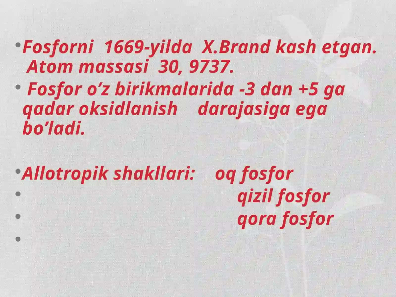 Fosforlimoddalar 3