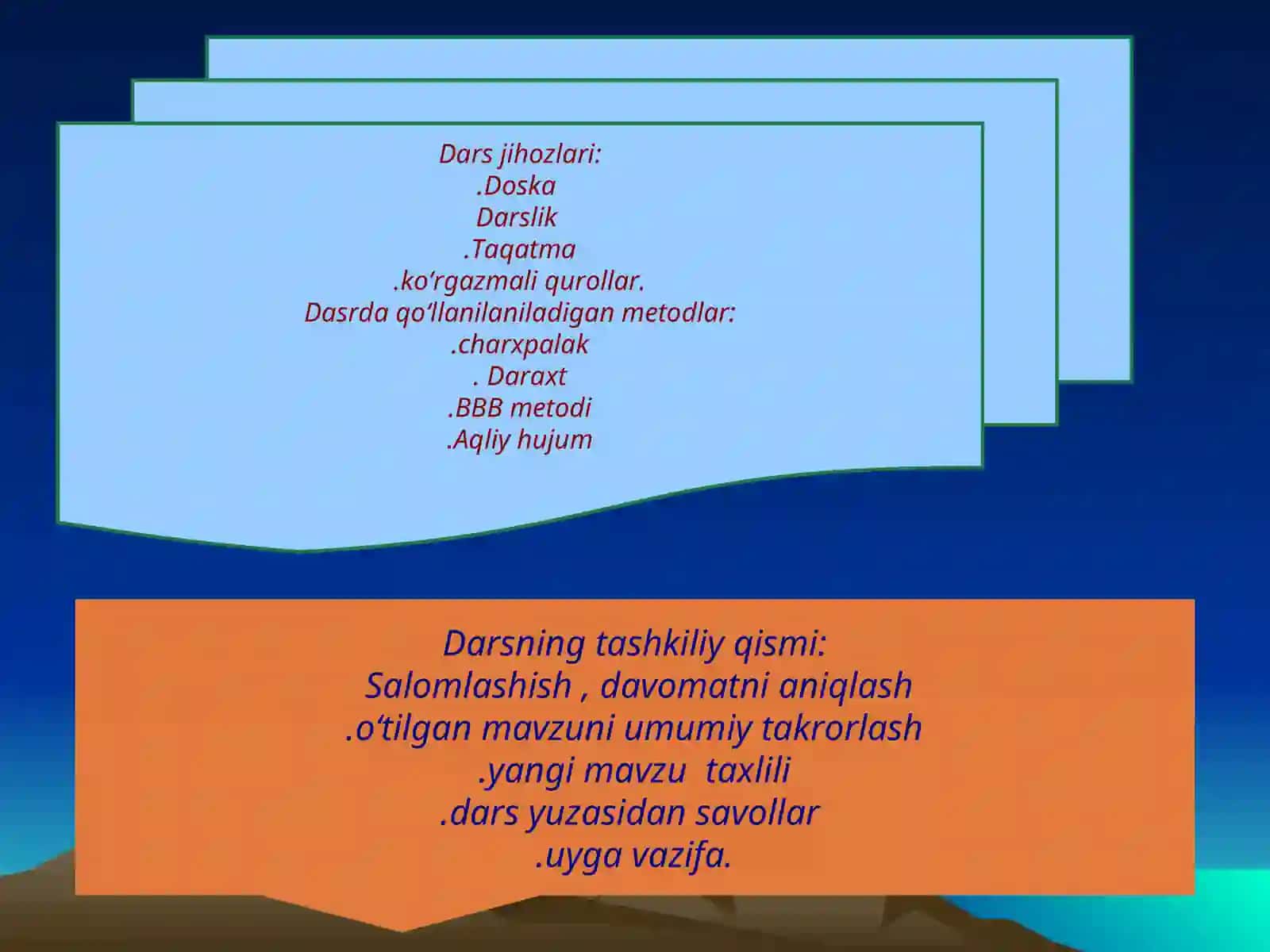Adabiyot o`qitish metodikasi fanidan "Sariq devni minib" asari 3