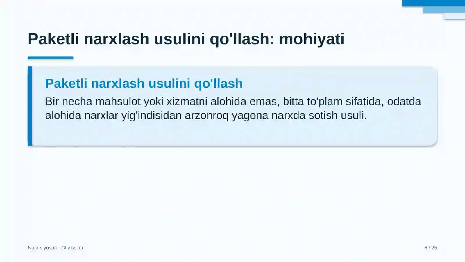 Yuqumli kasalliklar shifoxonalarida paketli narxlash usulini qo'llash 3