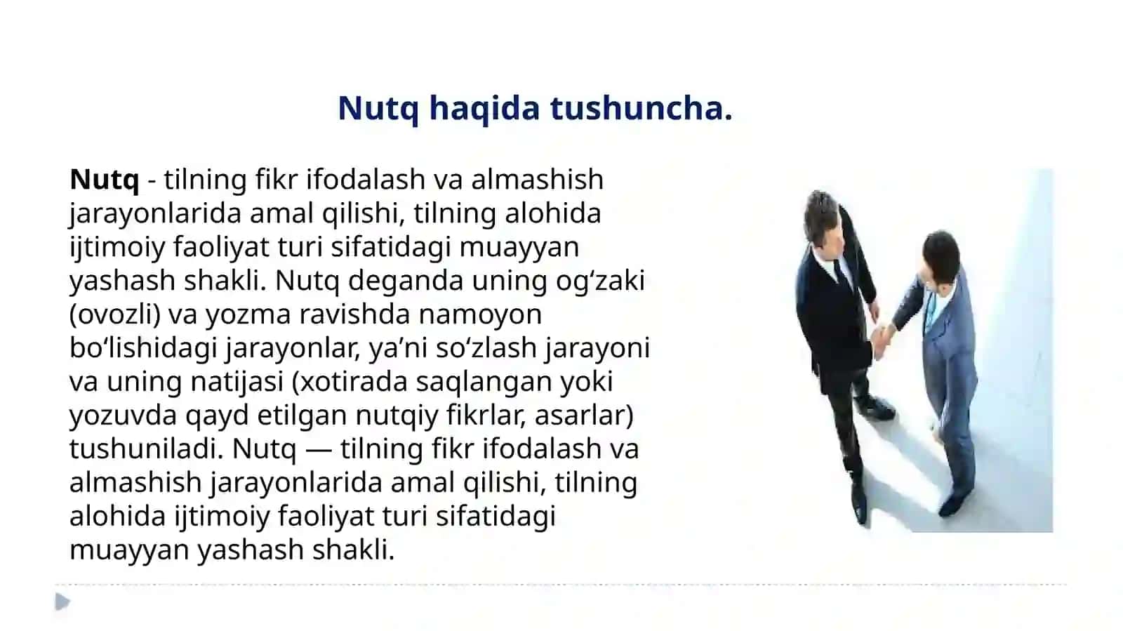 Nutqhaqida tushuncha 3