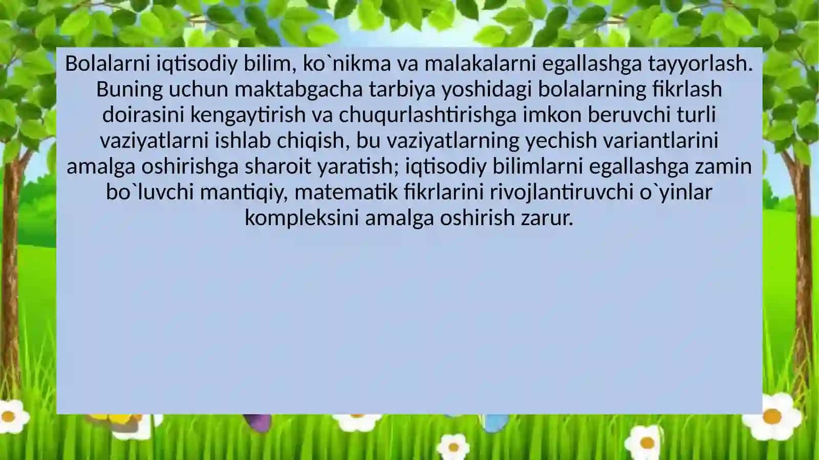 Maktabgacha yoshdagi bolalarga iqtisodiy tarbiya berish usullari 3