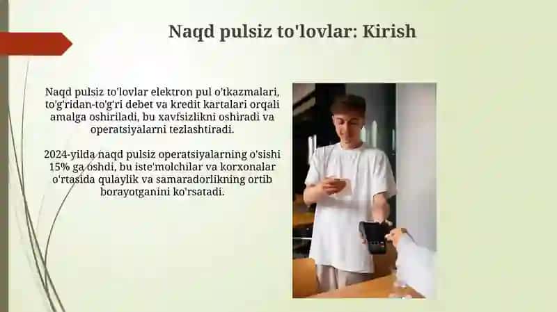 Naqd pulsiz hisob kitoblar 3