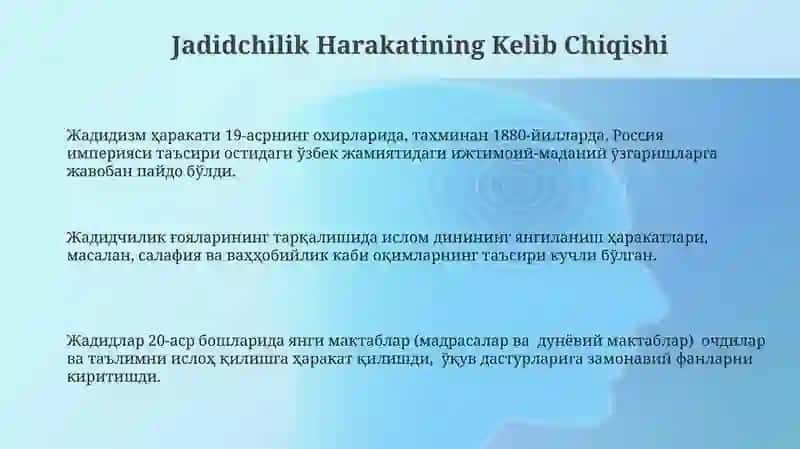 Jadidchilik Harakati va Uning Liderlari 3