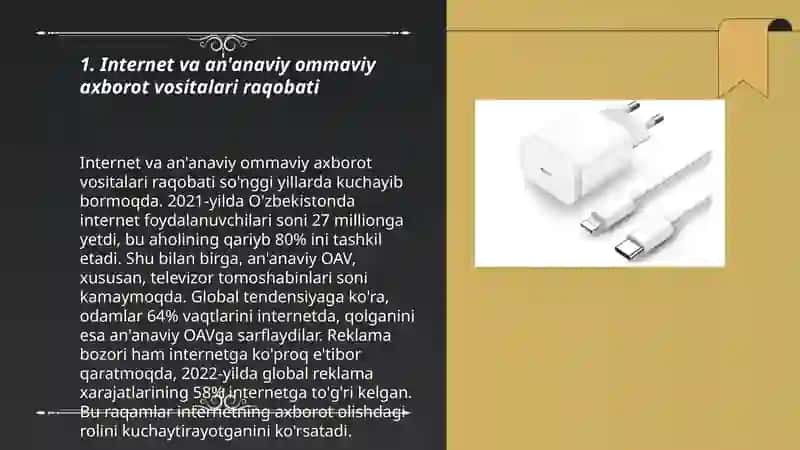 Media maydon tuzilishi va internet jurnalistikasida raqobat muhiti 3