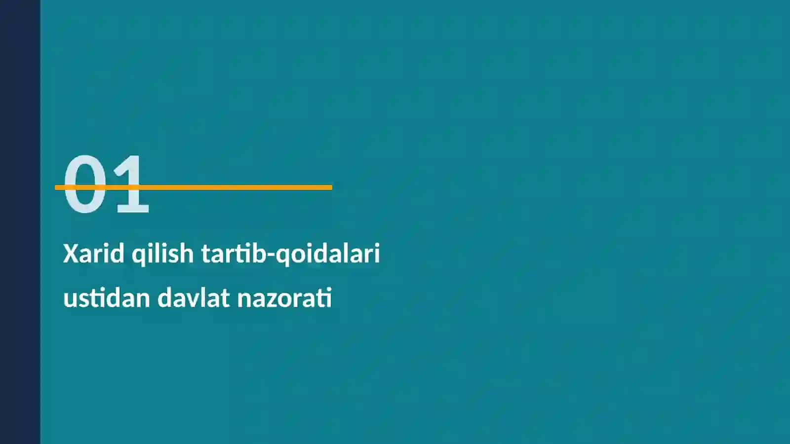 XARID SHARTNOMALARI IJRO ETILISHINI NAZORAT QILISH 3