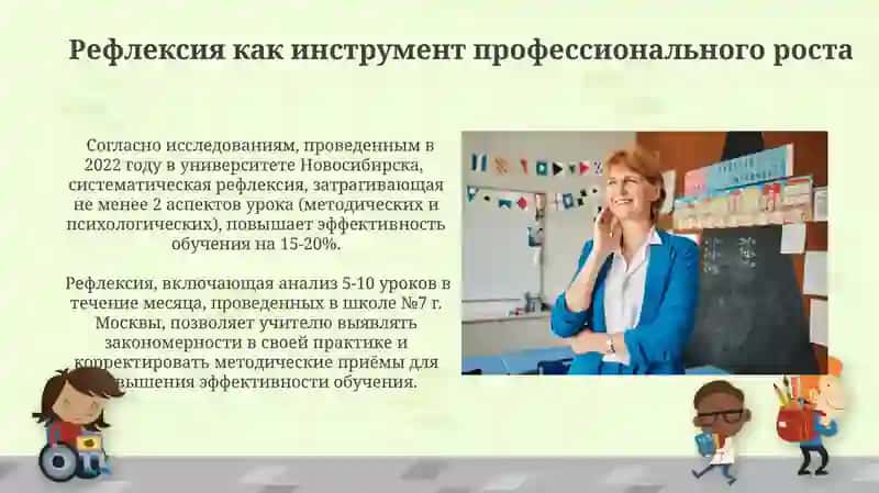 Профессиональное мастерство учителя и педагогическая рефлексия 3