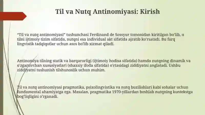 Til va Nutq Antinomiyasi 3