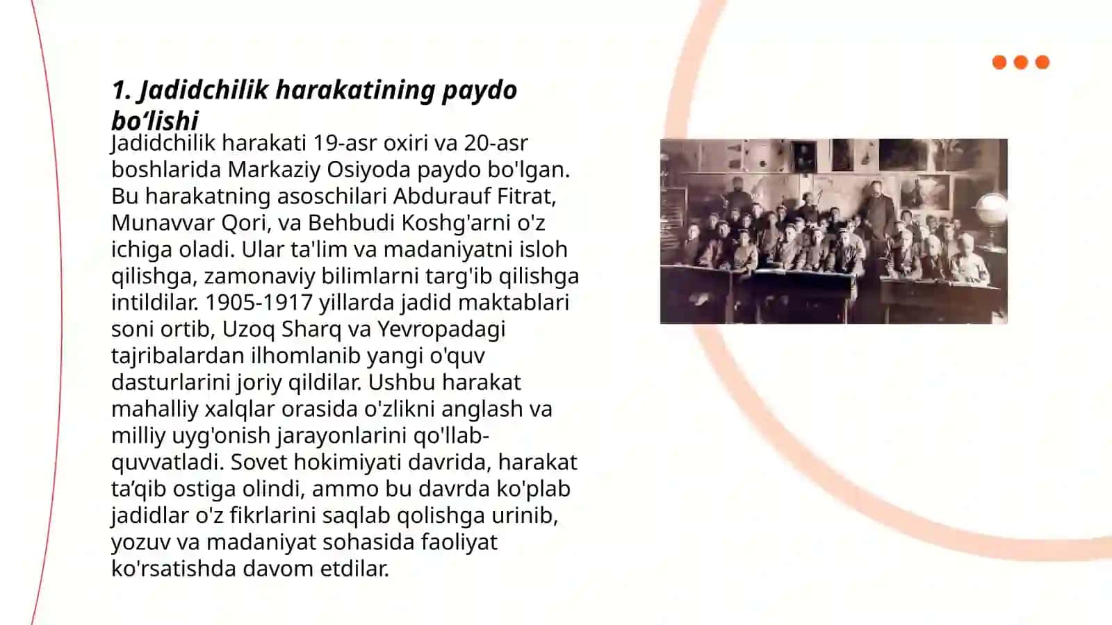 TURKISTONDA JADIDCHILIK VA MA’RIFATPARVARLIK G‘OYALARI 3