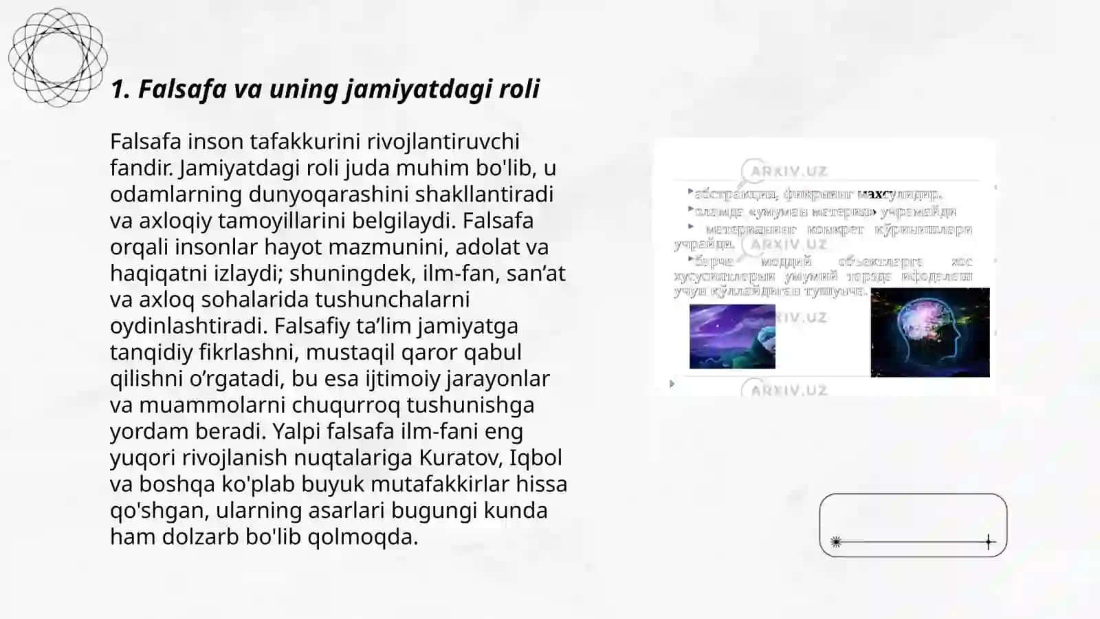 JAMIYAT FALSAFASI 3