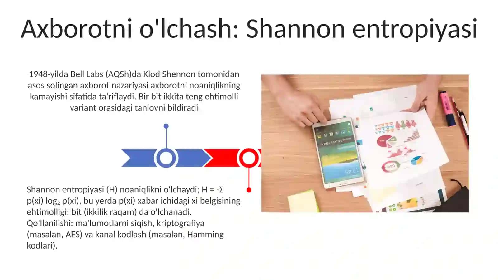 Axborot tushunchasi. Axborot oʻlchov birliklari 3