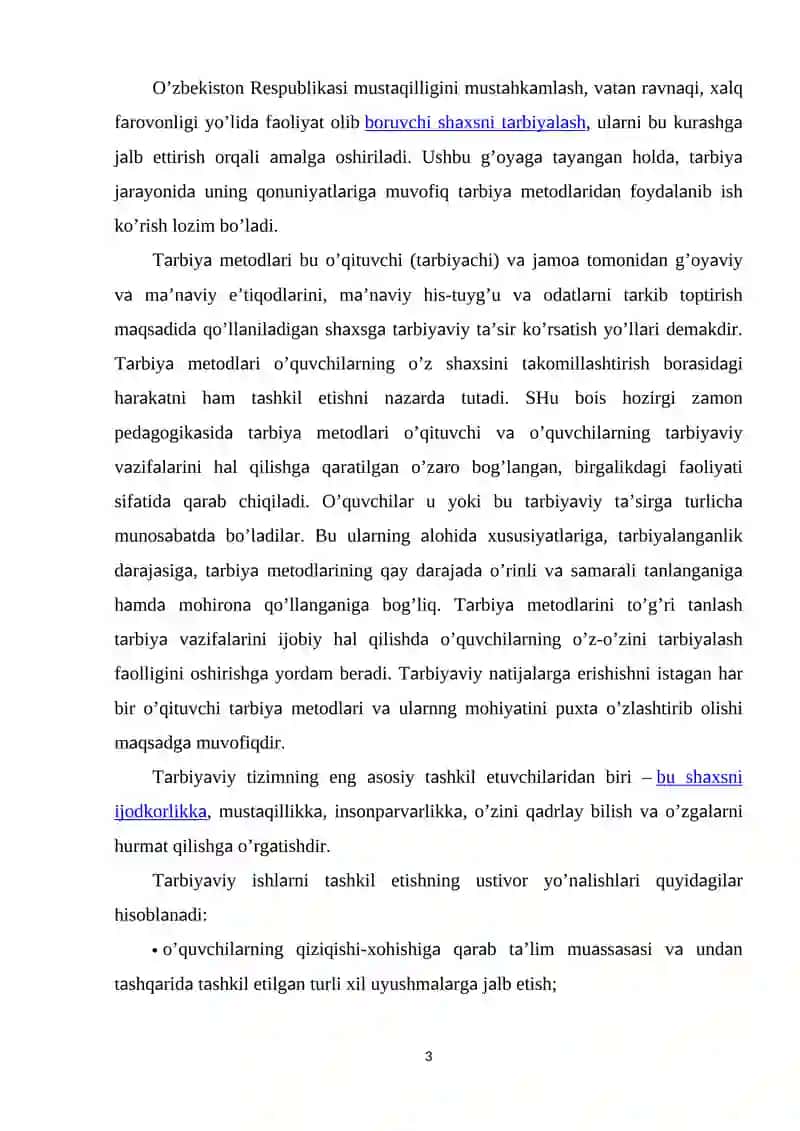 MAKTABDA TARBIYAVIY ISHLARNI REJALASHTIRISH 3