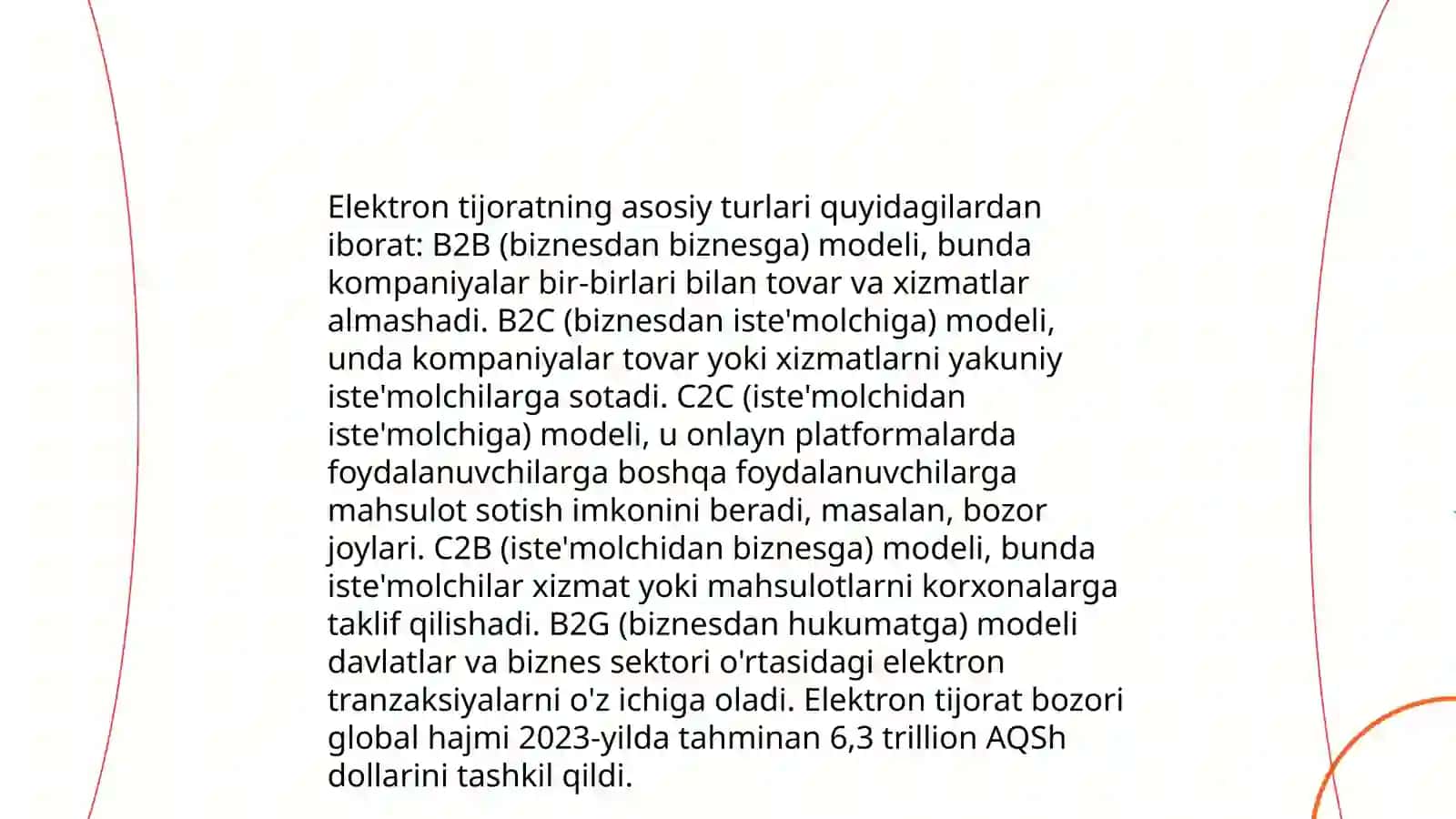 Elektron tijorat modellari 3