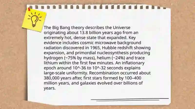 The origin of the Universe 3