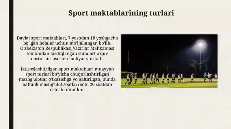 Sport maktablarining turlari vaularningnizomlari 3