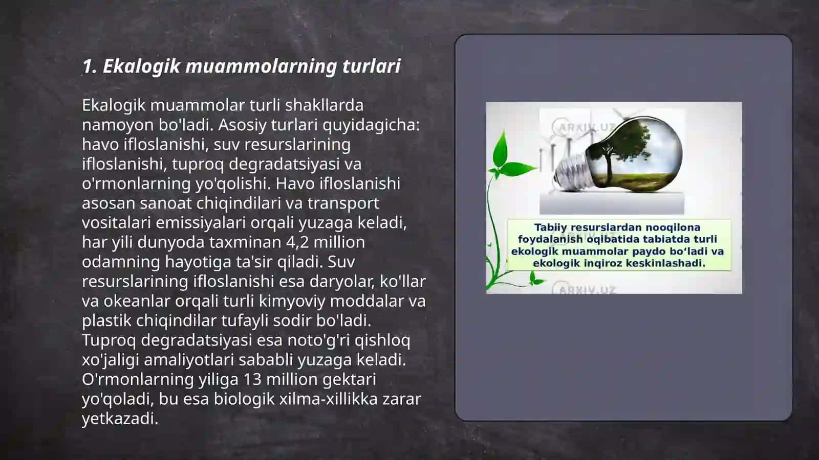Ekalogik muamolar turlari 3