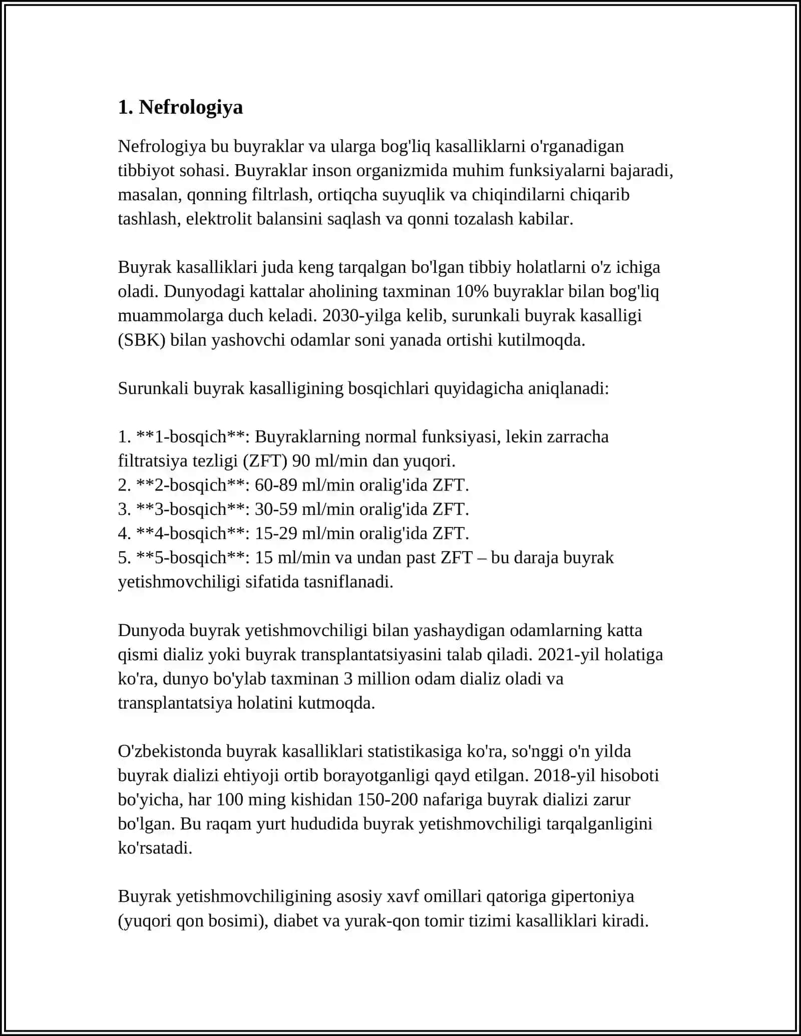 MUSTAQIL ISH Mavzu: AYIRISH ORGANLARI 3