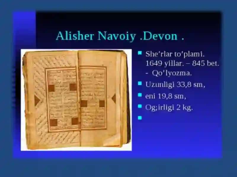ALISHER NAVOIY HAYOT VA IJOD YO’LI 3