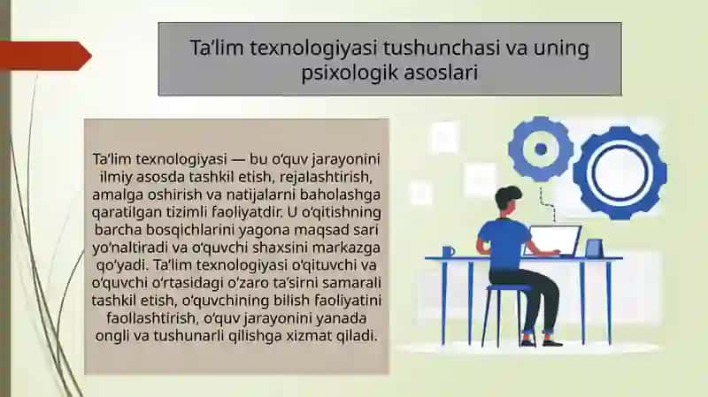 Ta’lim texnologiyasi 3