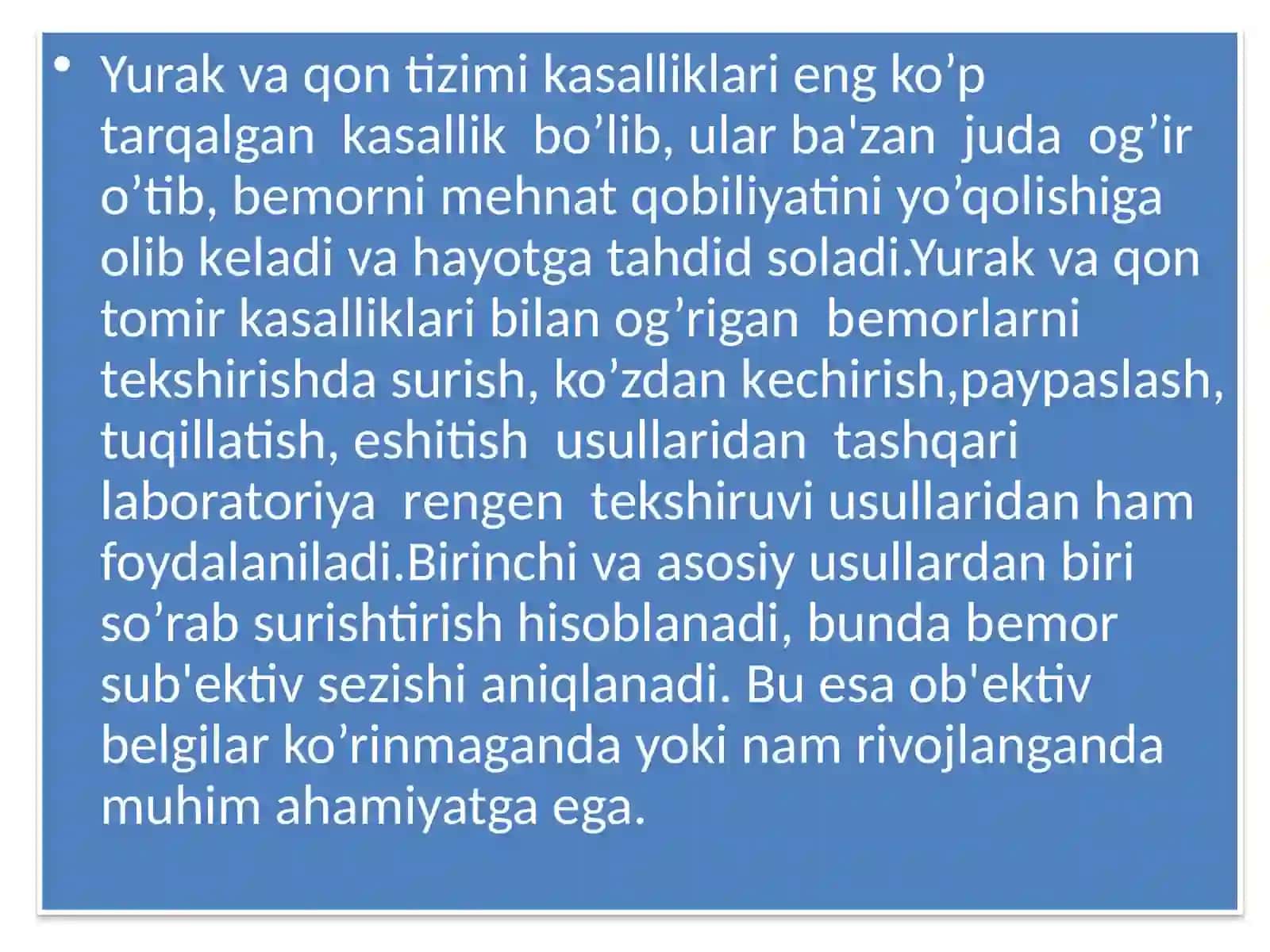 Yurak-qon tomir tizimi kasalliklari 3