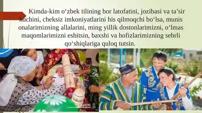 Ona tilim –millat tayanchi 3