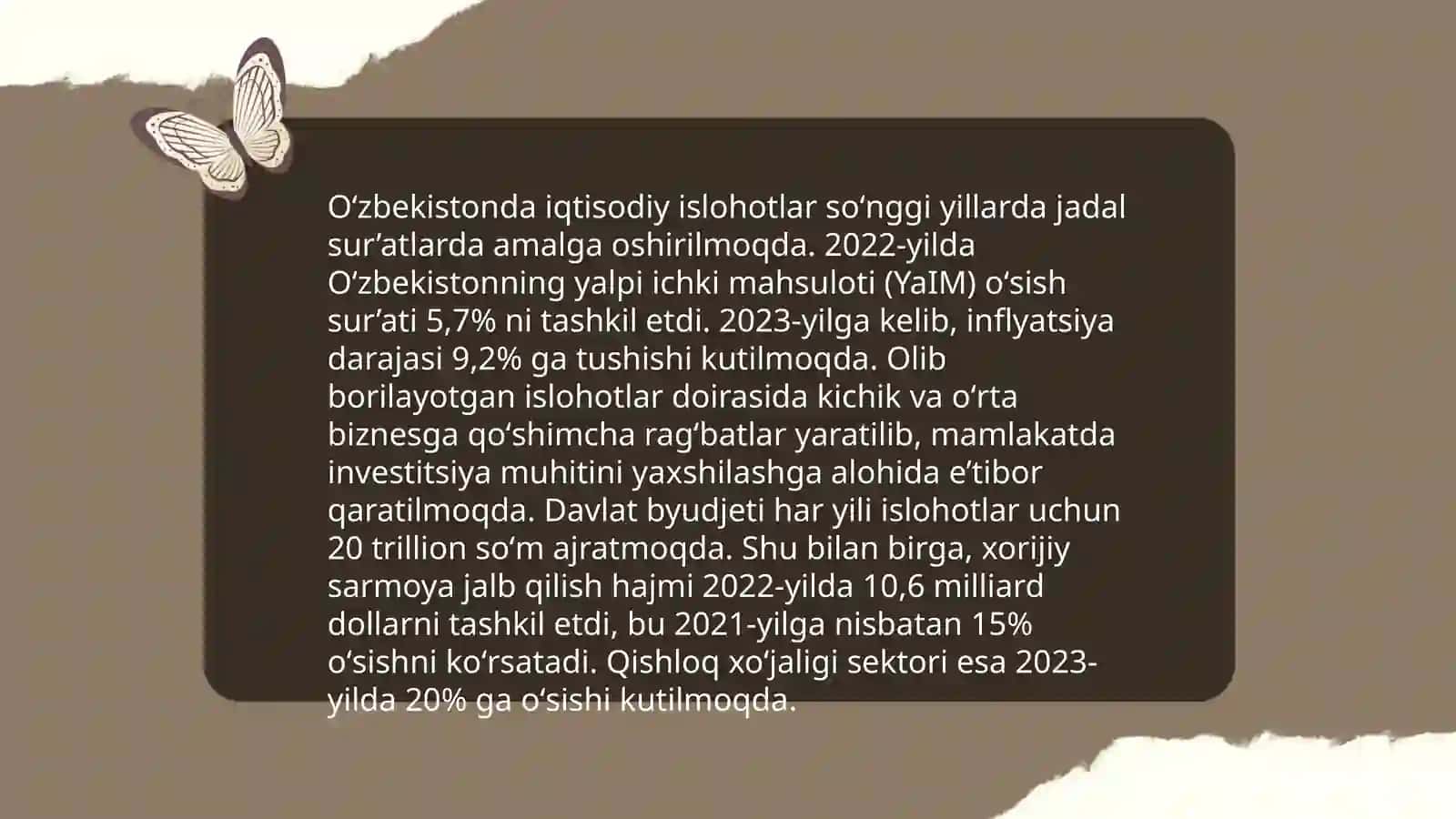 Iqtisodiy islohotlar 3
