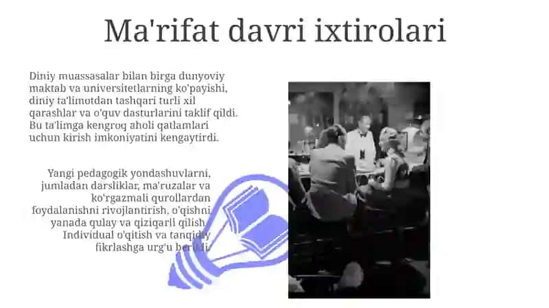 Ma'rifat davri ixtirolari 3
