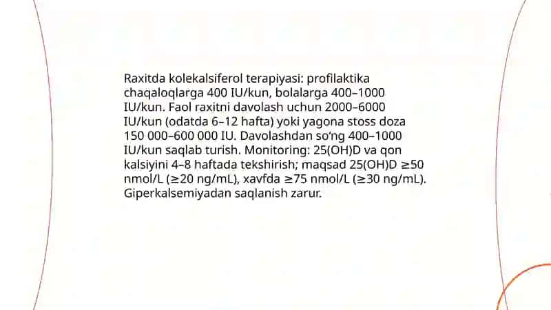Raxit kasalliklarini davolash 3