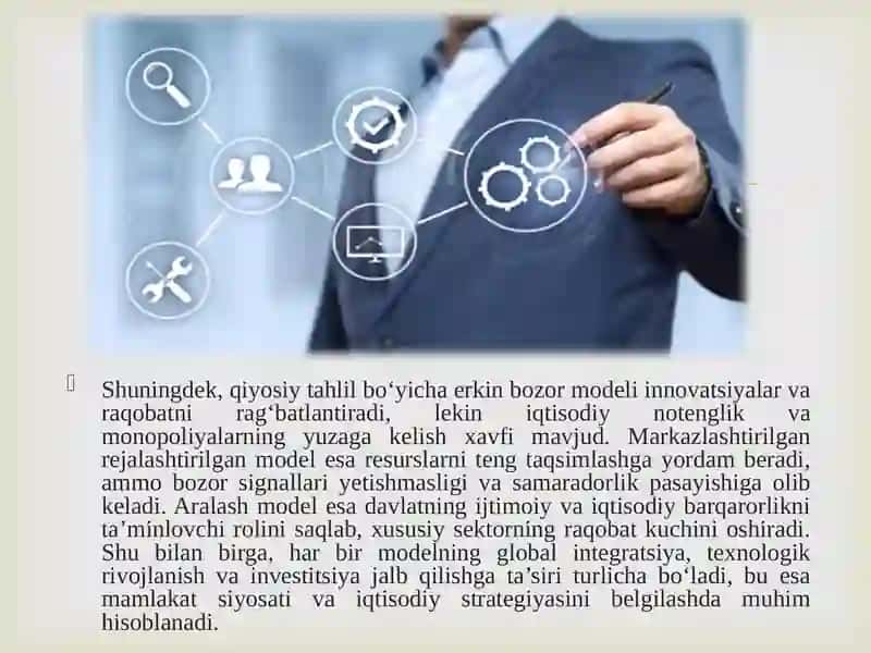 Bozor iqtisodiyoti modellari 3