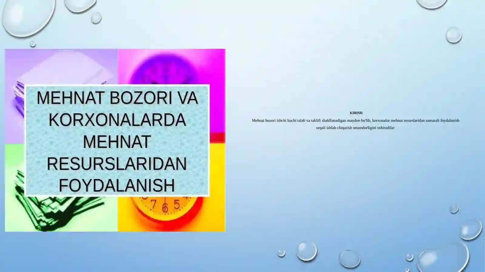 Mehnat bozoriva korxonalarda mehnat resurslaridan foydalanish 3