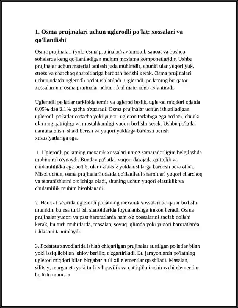 OSMA PRUJINALARI MATIRALLARI 3