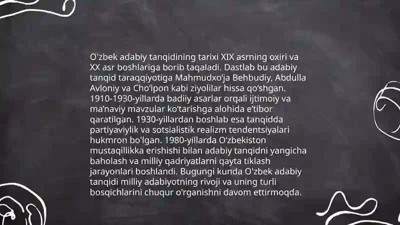 O'zbek adabiy tanqidining tarixi 3