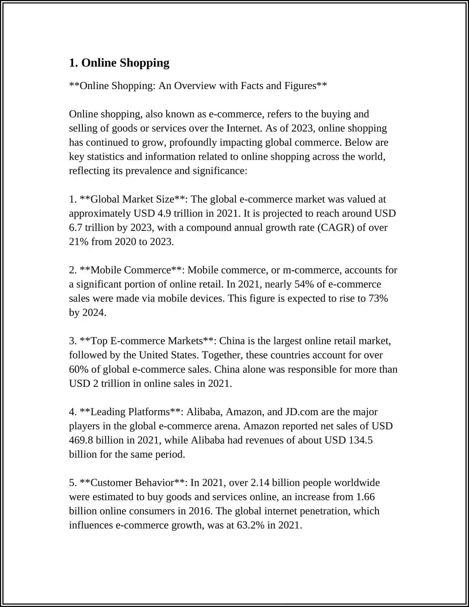 Online Shopping: An Overview with Facts and Figures 3
