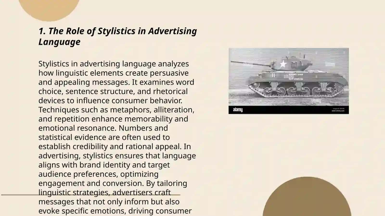 The impact of stylistics in media and advertising 3