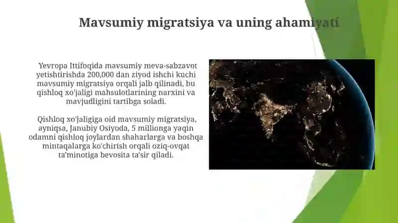 Mavsumiy migratsiya va uning ahamiyati 3