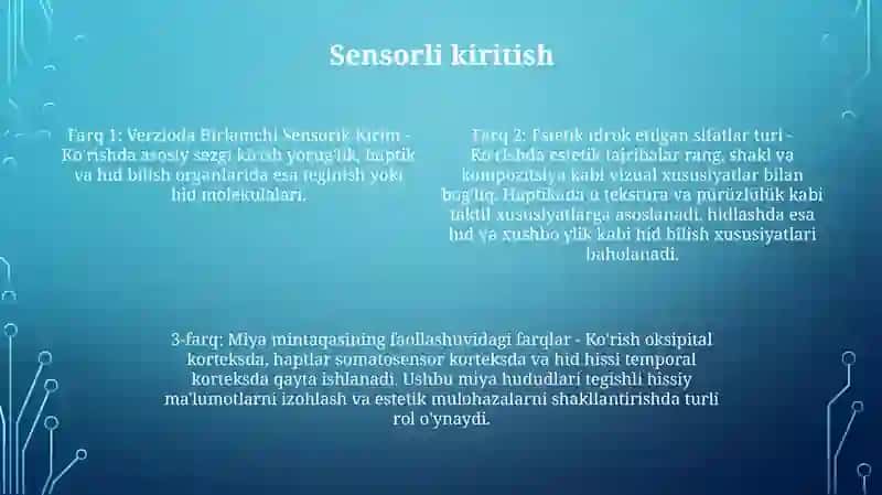 Virtual Va Vizual Estetik Idrok Etishning Farqlari 3