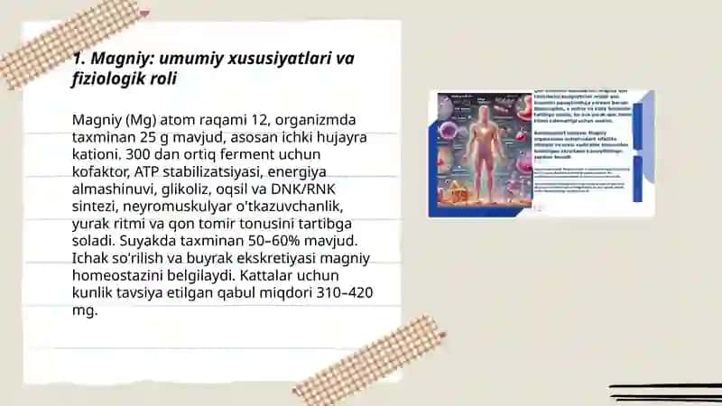 Magniy va uning klinik ahamiyati 3