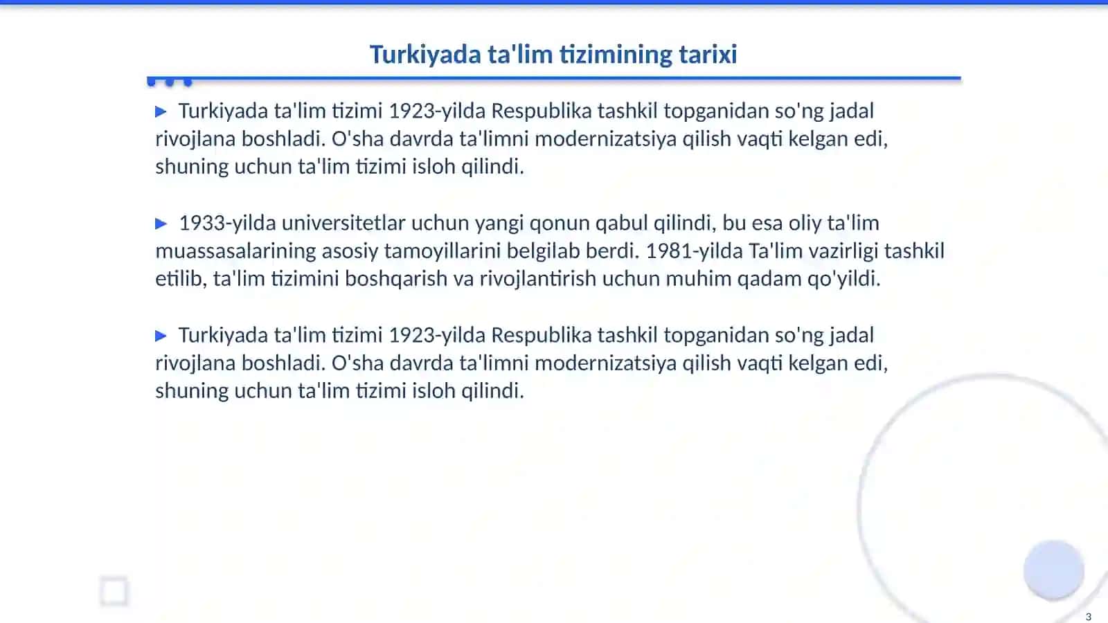 Turkiyada ta'lim tizimi 3