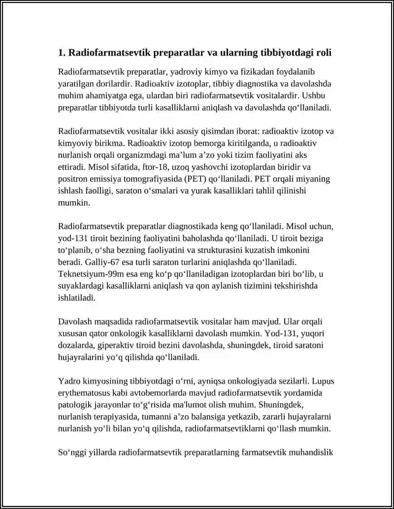 Radiofarmatsevtik preparatlar 3