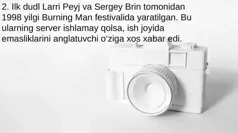 Google kompaniyasi haqida faktlar. 3