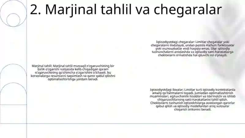 Limitlarning Iqtisodga Tatbiqi 3