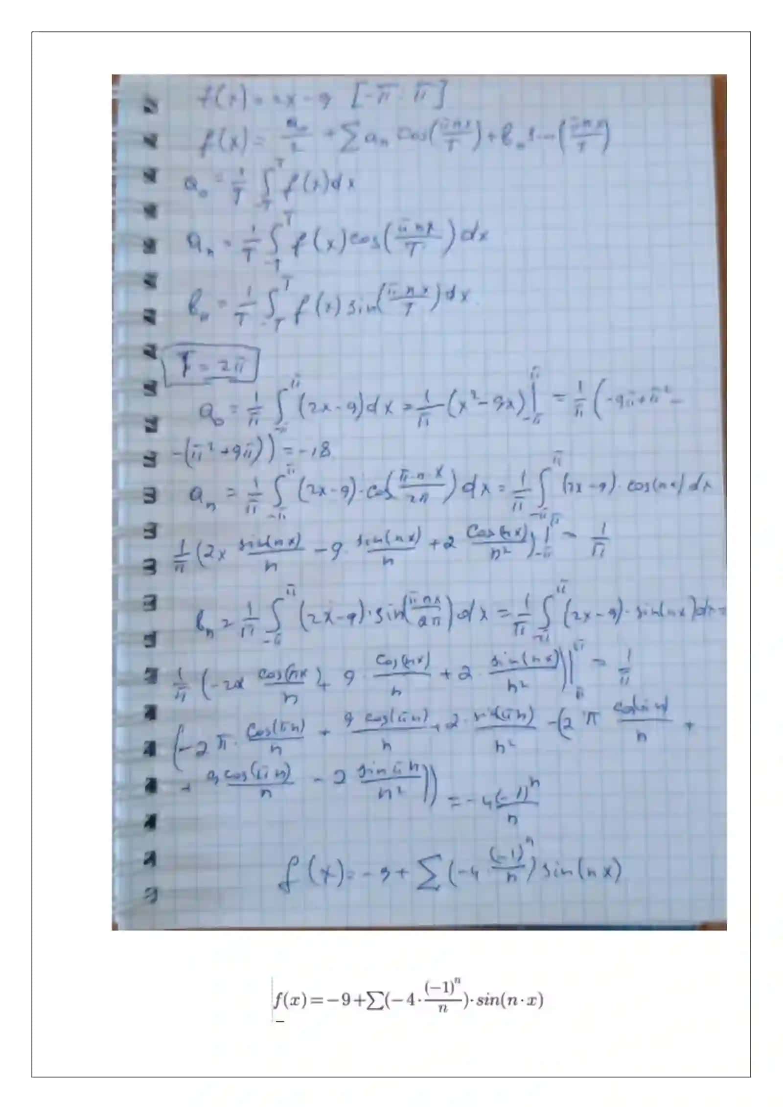 Furye qatori va uning tatbiqlari 3
