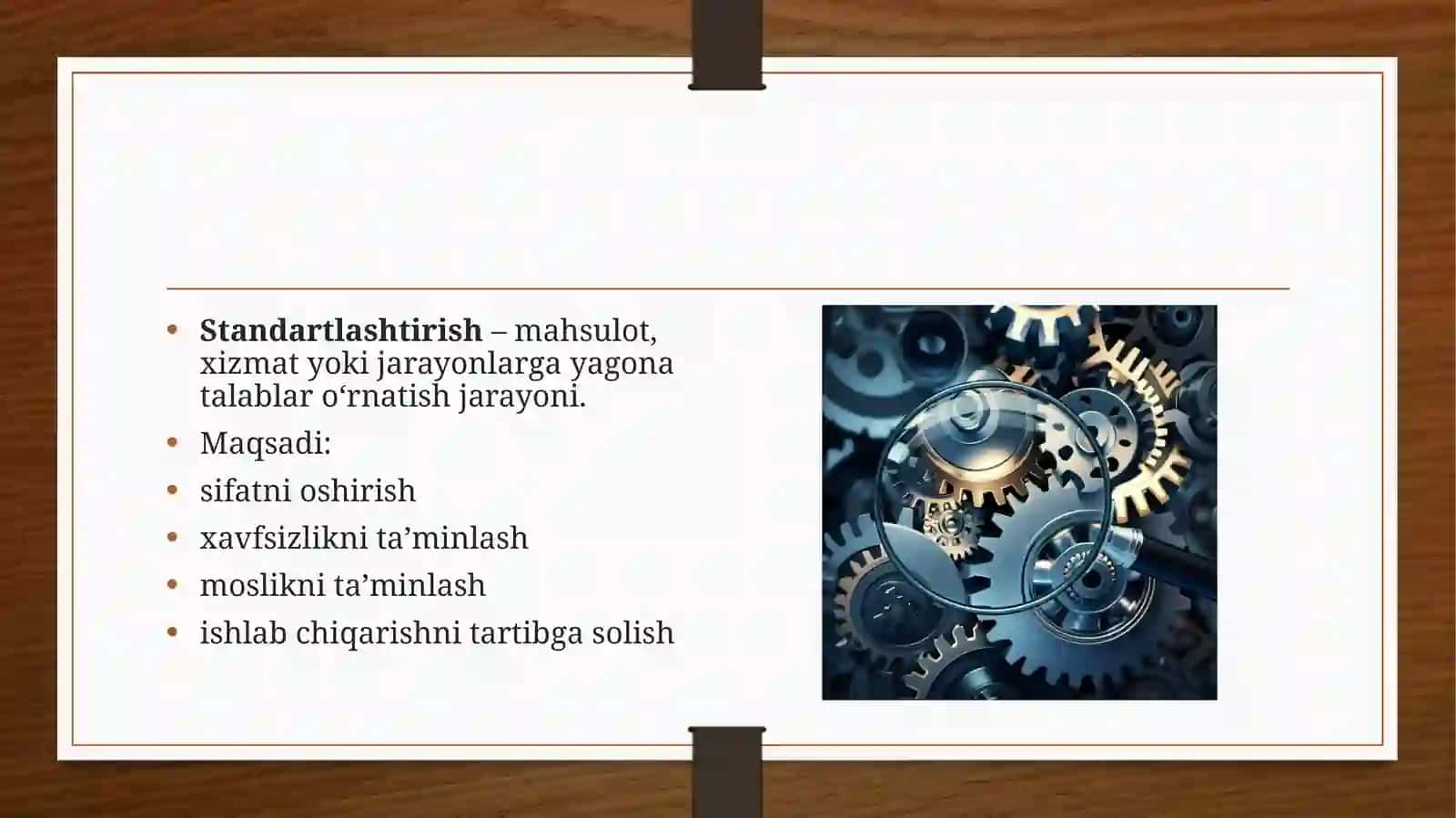 Standartlashtirish va Kodlash tushunchasi 3
