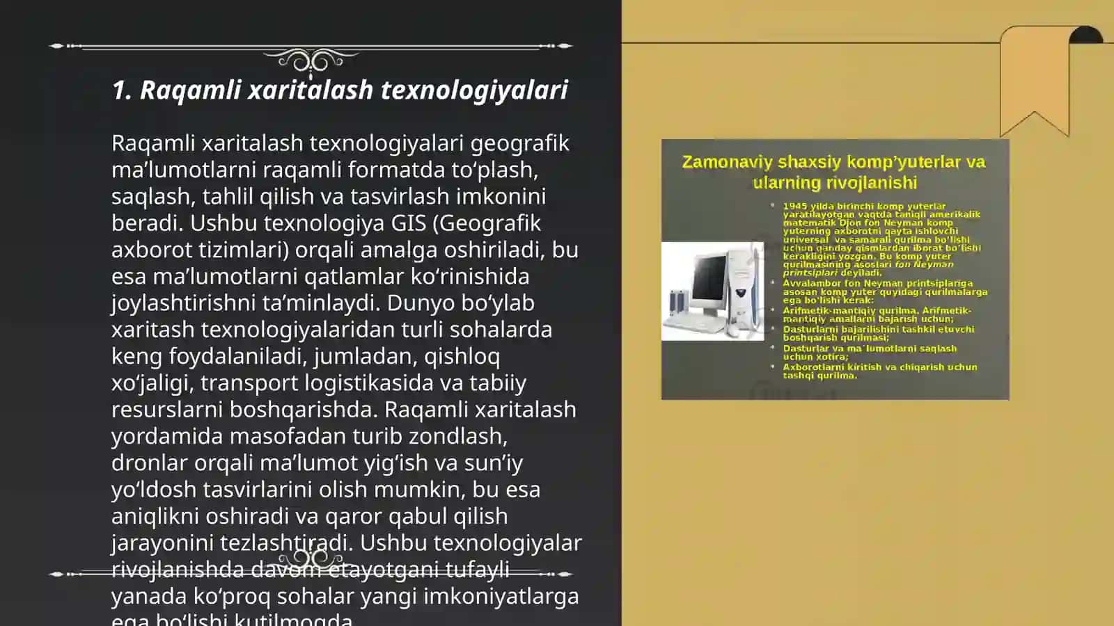 Raqamli xaritalash texnologiyalari 3