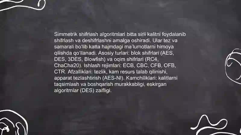 Axborotni shifrlash usullari 3